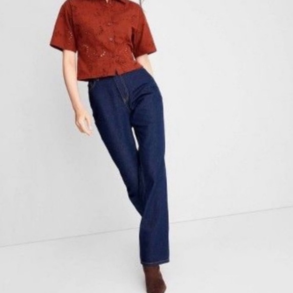 Future Collective High Rise Flare Jeans - Picture 2 of 4